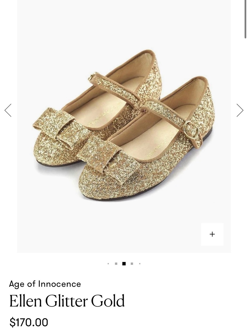 Age of innocence sequin flats